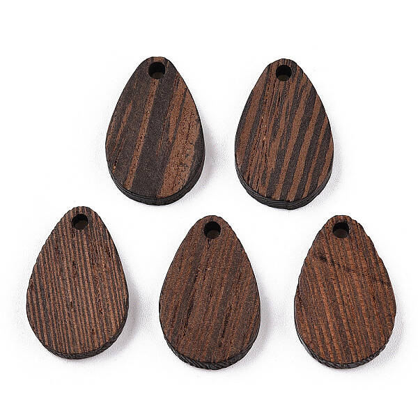 Natural Wenge Wood Pendants