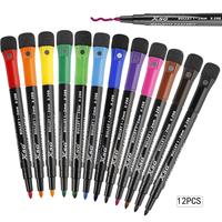 Magnetic Dry Erase Marker Pen Set, 12pcs/set Whiteboard Marker Pen, Whiteboard Eraser Pen Set, Whiteboard Marker Pen Set