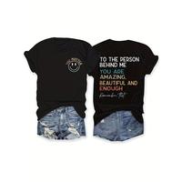 Women'S Inspirational Graphic T-Shirt - \