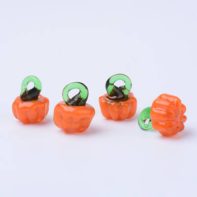 Autumn Theme Handmade Lampwork Pendants