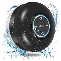Bluetooth Shower Speaker, Portable Bluetooth Speaker 360 HD Surround Sound, Waterproof Wireless Speaker with Suction Cup, Col...