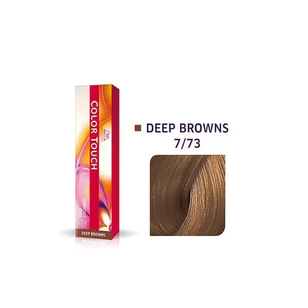 Wella Professionals Color Touch Semi-Permanent Hair Dye Without Ammonia 7/73 Medium Blonde Golden Brown 60 ml
