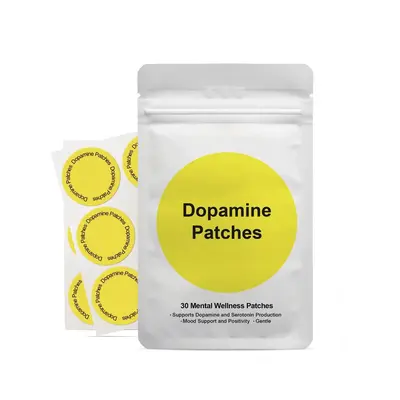 Dopamine Patches: 30 Mental Wellness Patches: supports dopamine and serotonin production, mood support and positivity, vegan