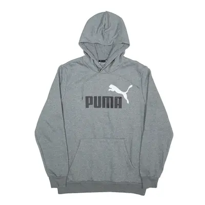 PUMA Hoodie Grey Pullover Mens M