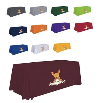 1 Customized 6' Standard Table Throw (Full-Color Front Only) - ...