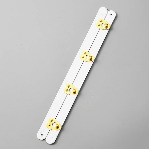 Iron Corset Busk with Golden 201 Stainless Steel Buttons