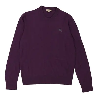 Burberry Brit Jumper - Large Purple Wool | Size: large