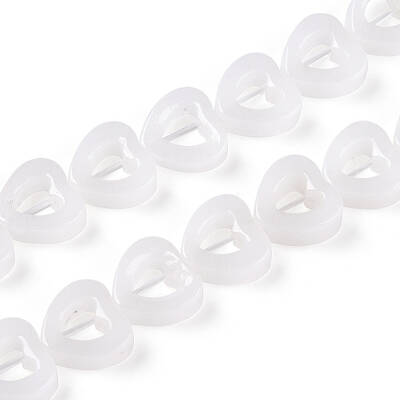 Natural White Jade Beads Strands