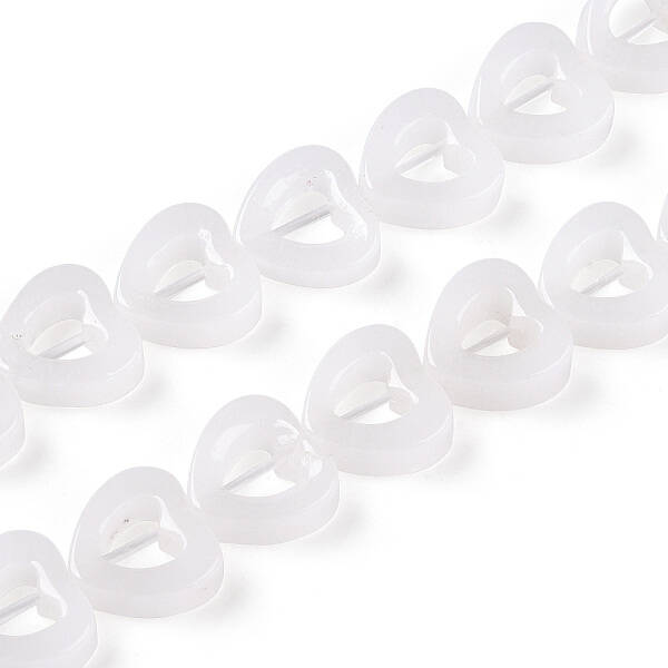 Natural White Jade Beads Strands