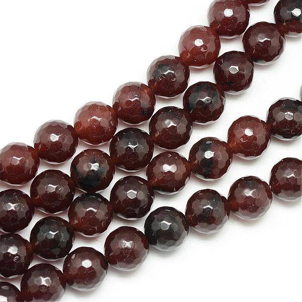 Natural White Jade Bead Strands