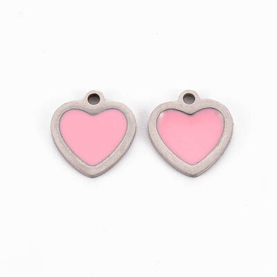 304 Stainless Steel Enamel Charms