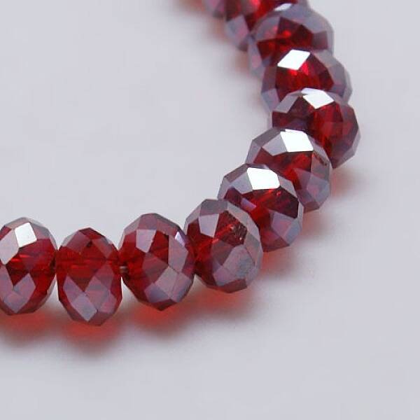 Electroplate Glass Bead Strands