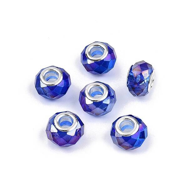 Transparent Glass European Beads