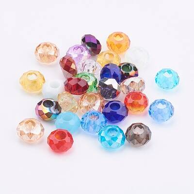Faceted Glass Beads