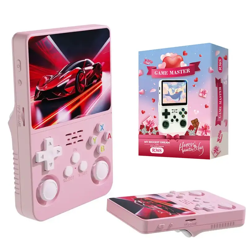 WUDS R36S Handheld Game Console – 3.5 IPS Screen Linux System with 15000+ Classic Games, 32GB+ Mini 64GB TF Card, Portabl...