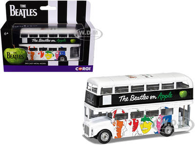 The Beatles London Double Decker Bus The White Album White Diecast Model Car by Corgi