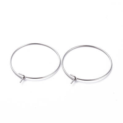 316 Surgical Stainless Steel Hoop Earring Findings