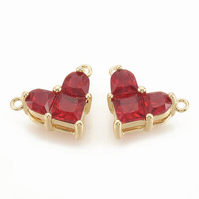 Brass Cubic Zirconia Charms