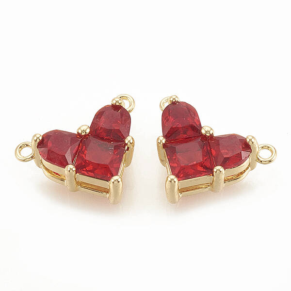 Brass Cubic Zirconia Charms