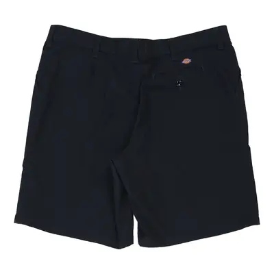Dickies Shorts - 35W UK 14 Navy Polyester Blend