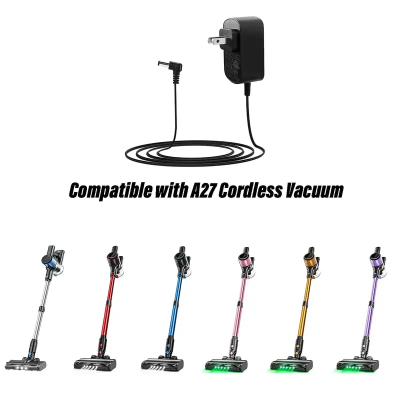 VICEASE Power Adapter for A27 Cordless Vacuum Cleaner