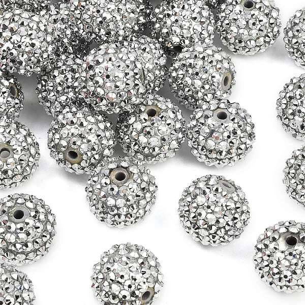Resin Rhinestone Beads