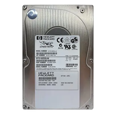 C6399-69002 HP 18GB 10000RPM Ultra-2 Wide SCSI (LVD) 68-Pin 3.5-inch Hard Drive
