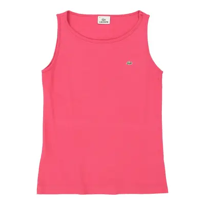 Lacoste Vest - Medium Pink Cotton | Size: medium