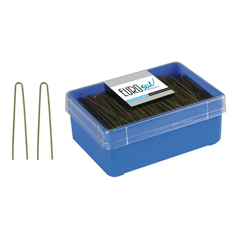 Black hair pins Eurostil Smooth Bun 1un