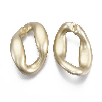 Spray Painted CCB Plastic Linking Rings
