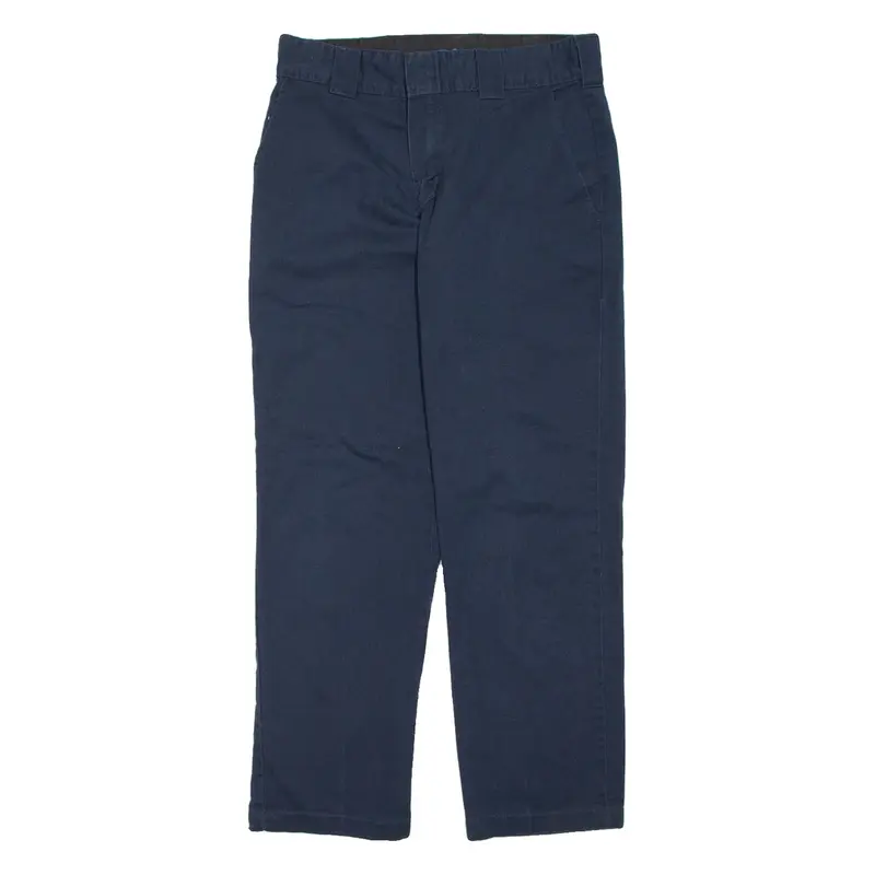 DICKIES Chino Mens Trousers Blue Regular Straight W30 L28