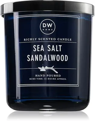 Dw Home Signature Sea Salt Sandalwood Scented Candle 264 G