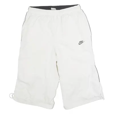NIKE Mens Sports Shorts White M W28