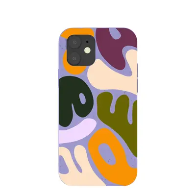 Lavender Alphabet Soup iPhone 12/ iPhone 12 Pro Case