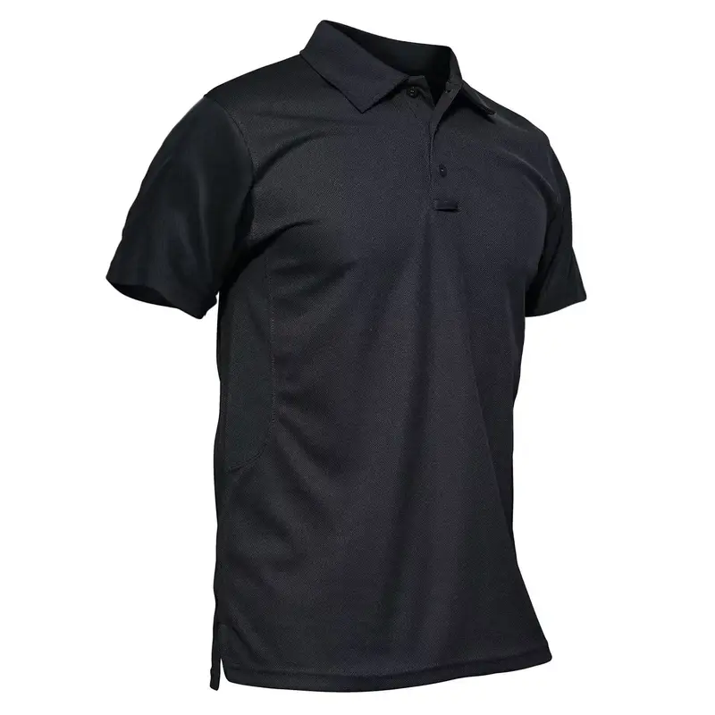 MAGCOMSEN Men's Polo Shirt Quick Dry Performance Short Sleeve Pique Jersey Golf Work Polo Shirt Casual Menswear Top Outdoorfu...
