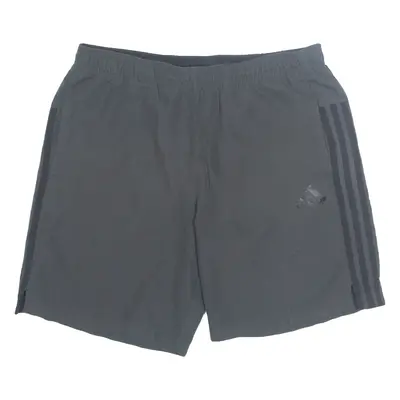 ADIDAS Mens Sports Shorts Grey L W34