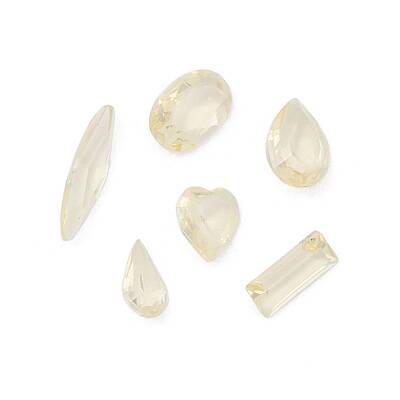 120Pcs 6 Styles Resin Rhinestone Cabochons