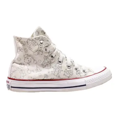 CONVERSE Chuck Taylor All Star High Top Trainers White Canvas Womens UK 4