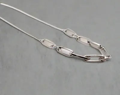 Silver Serenity Chain Necklace | Color: Silver