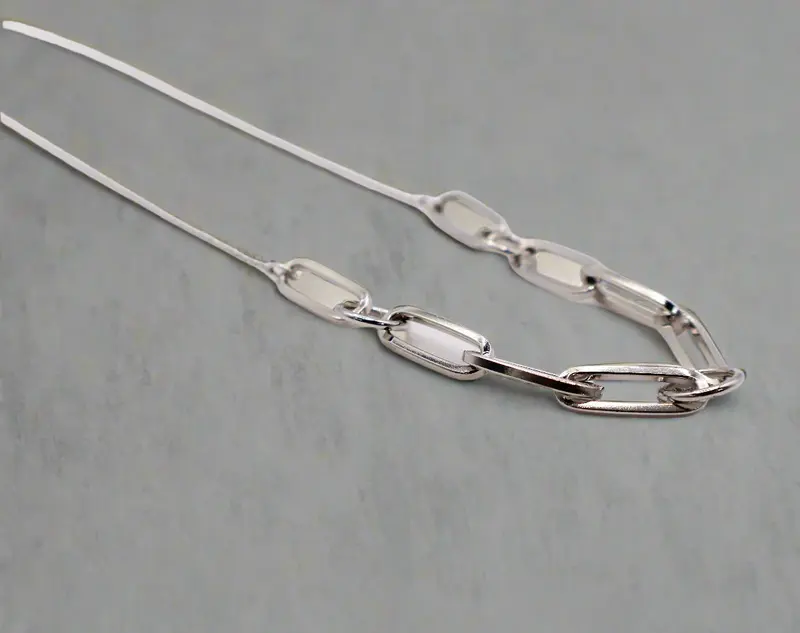 Silver Serenity Chain Necklace | Color: Silver