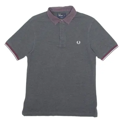 FRED PERRY Slim Fit Mens Polo Shirt Grey M