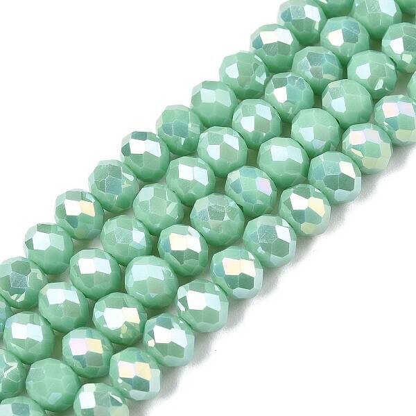 Electroplate Glass Beads Strands