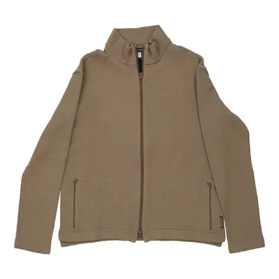 Armani Jeans Zip Up - XL Brown Virgin Wool