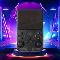R36S Retro Video Handheld Game Console, Rechargeable Linux System 3.5 Inch IPS Screen Game Console, 64G TF Card Preinstalled ...