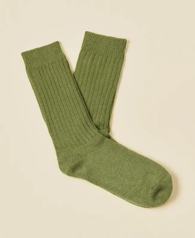 Women's Merino Wool Socks Dekra - Moss