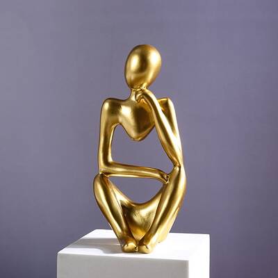Resin Mini Abstract Character Figurines Ornaments