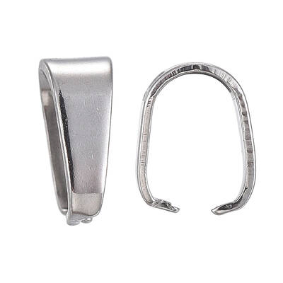 Tarnish Resistant 304 Stainless Steel Snap on Bails