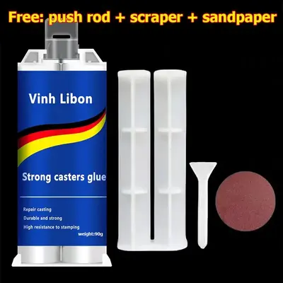 Enhanced casting glue, Metal Repair Glue, Casting Repair Glue, High Temperature Resistant Liquid Metal Welding Filler for Met...