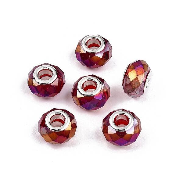 Transparent Glass European Beads