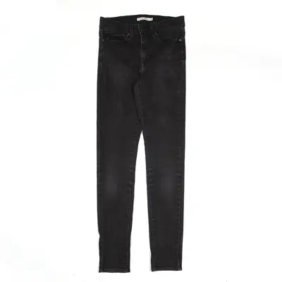 LEVI'S Jeans Black Denim Slim Skinny Womens W27 L32